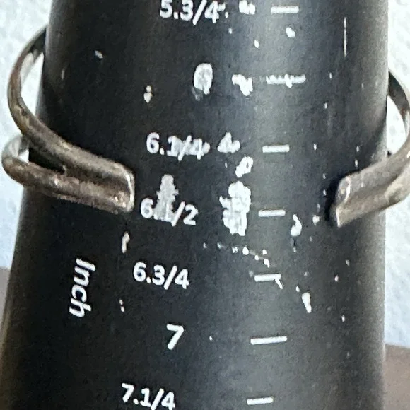 Vintage Taxco Open Cuff Bracelet Size 6.5 Grapes Leaf Mexico 925 Sterling 33.5g - Picture 8 of 8